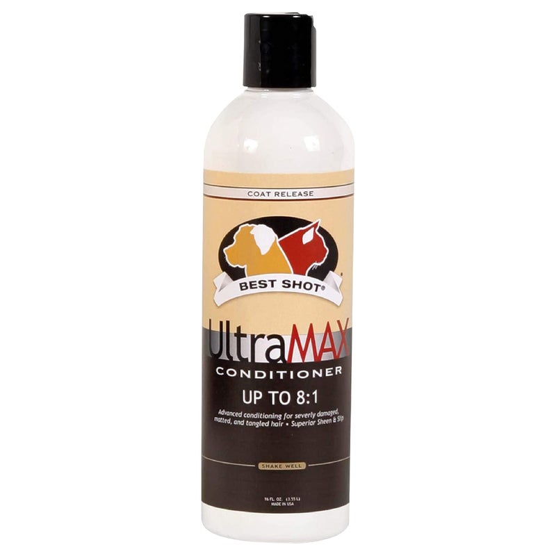 Best Shot UltraMAX Pro Conditioner, Detangling, and Hydrating Conditioner, Coat Release Technology, Sweet Pea Essence, 17 Oz. - Image 1